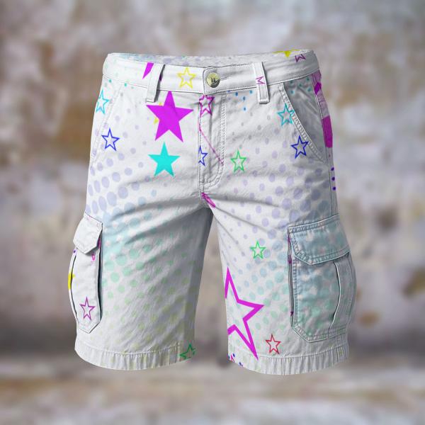 Cargohose mit Sunny - Hose, lang oder kurz, bunt, 100% Polyester, Grösse S-5XL, fester Stoff, Normale Passform, Mischling, Mix, Golden Retriever